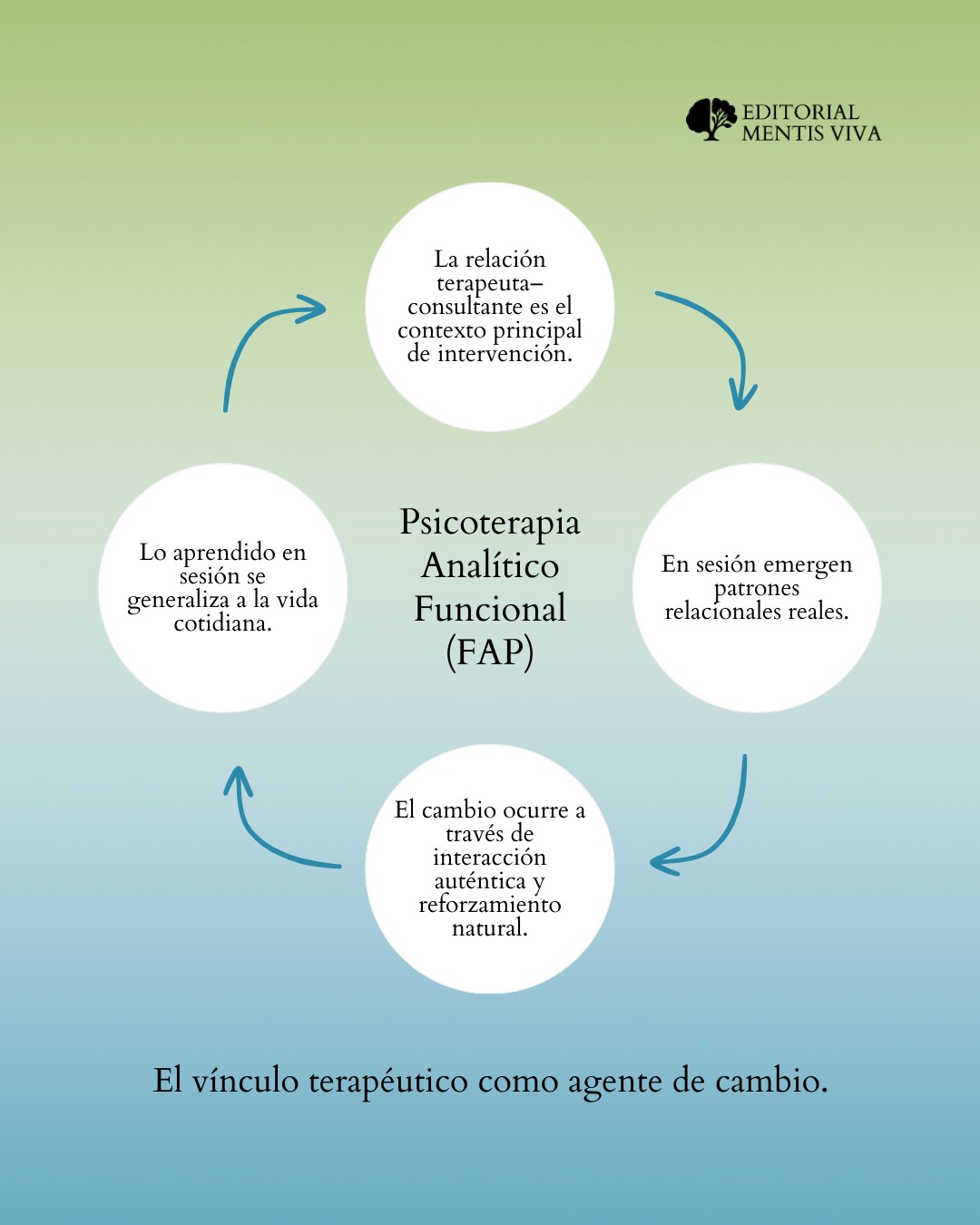 Publicación de Mentis Viva en Instagram sobre fap: la sesión como laboratorio relacional
