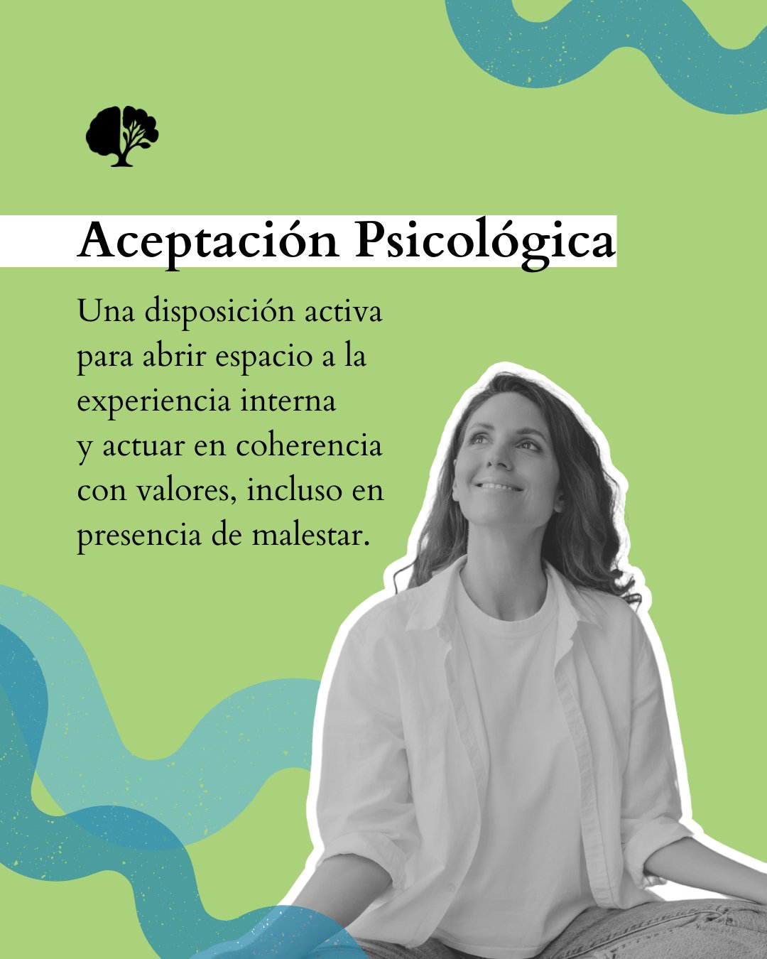 Publicación de Mentis Viva en Instagram sobre la aceptación como habilidad psicológica activa