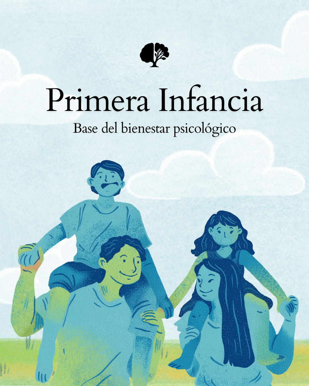 Publicación de Mentis Viva en Instagram sobre primera infancia: apego, cuidado y regulación emocional