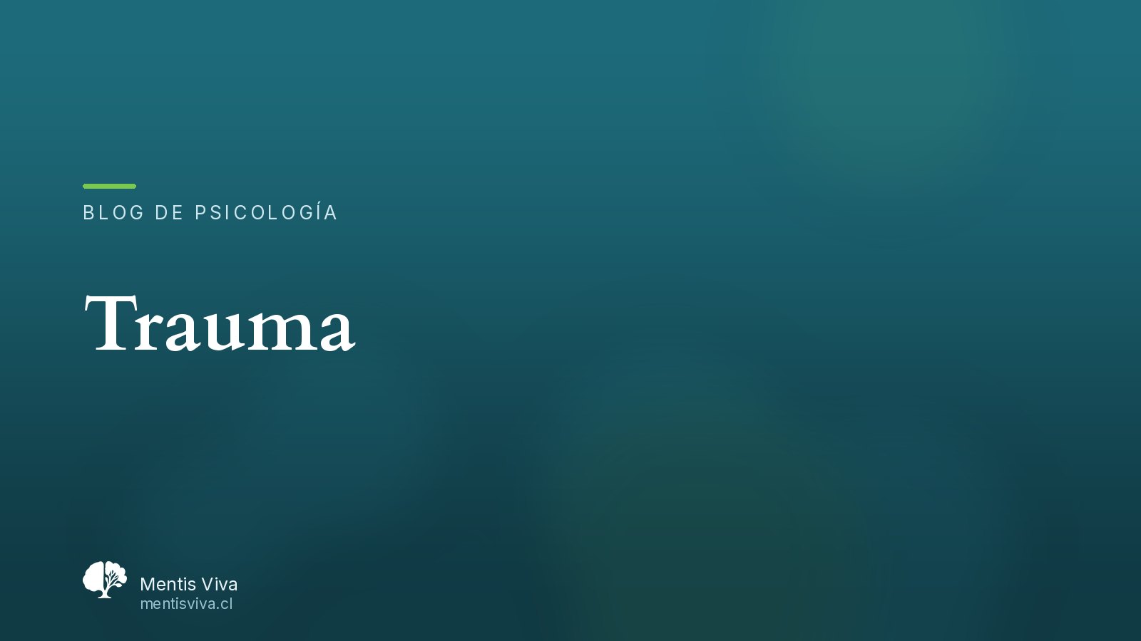El cuerpo tiene memoria: cuando el trauma se siente